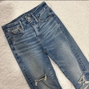 American Eagle Luxe Jean High Rise Jegging  - 000 Short